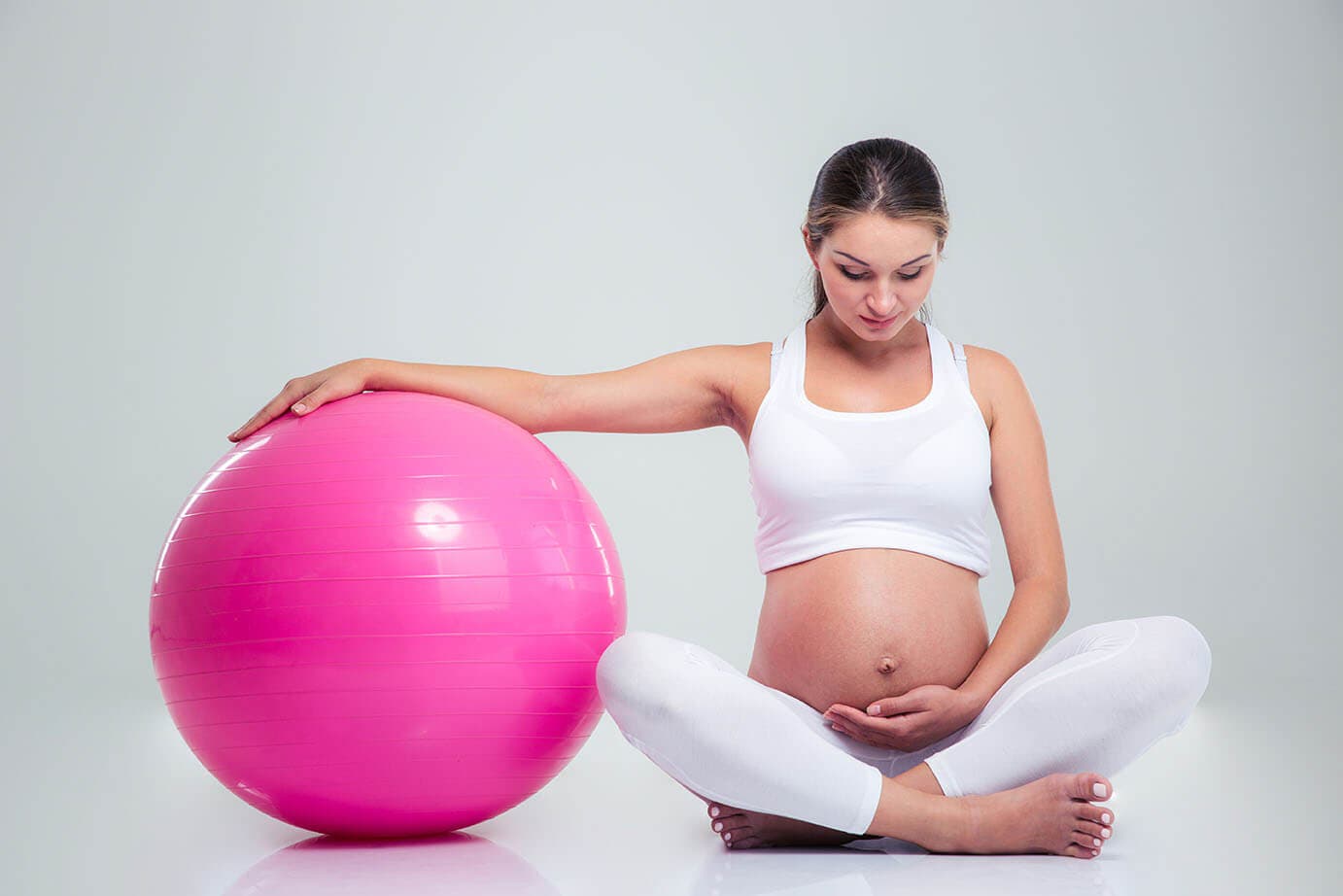 ejercicios con el fitball en el embarazo