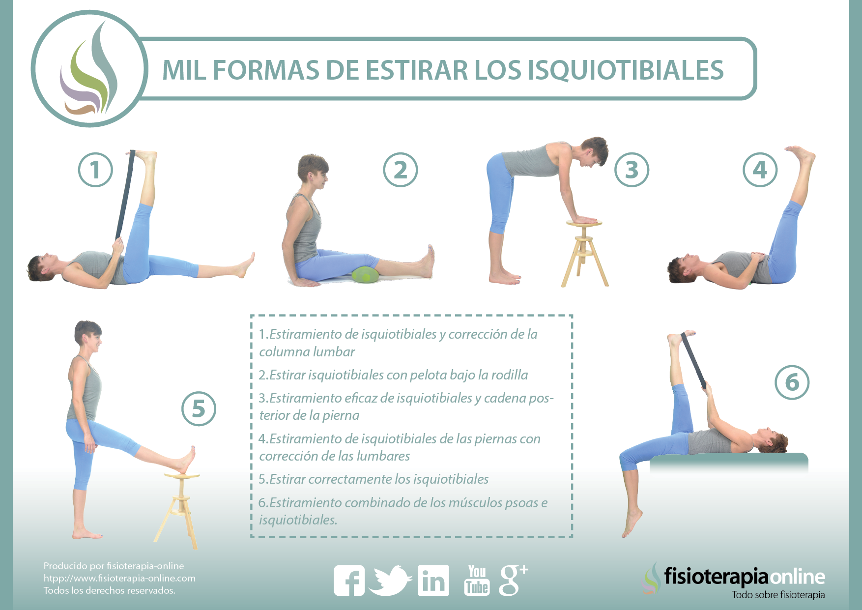 Estiramiento de isquiotibiales