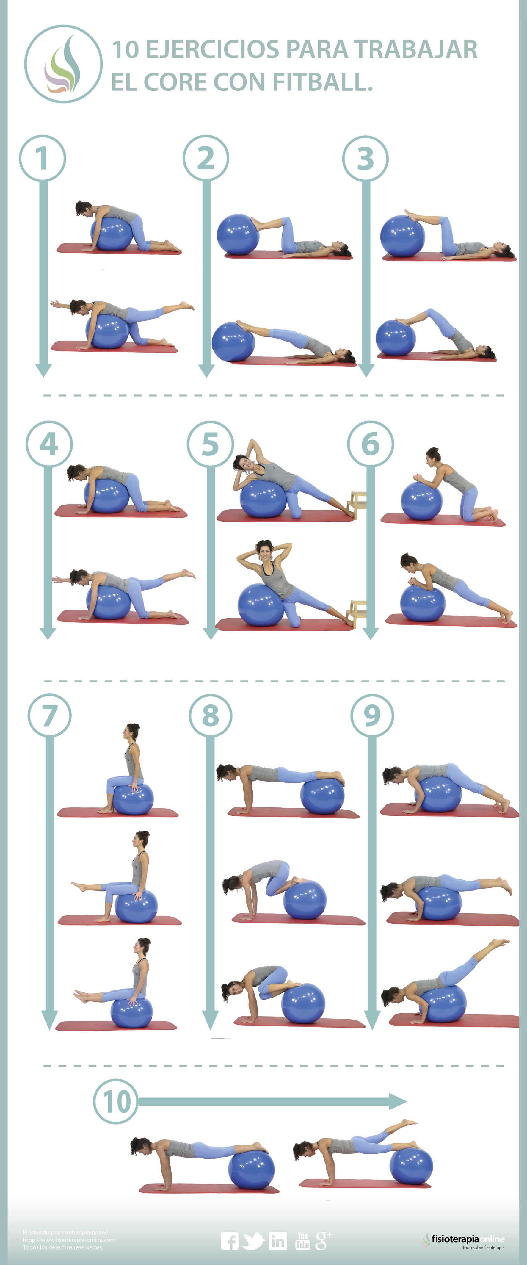 Basics Pelota medicinal para entrenamientos, ejercicios de equilibrio