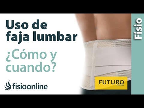 Lumbago o lumbalgia ¿Cuándo utilizar una faja lumbar?