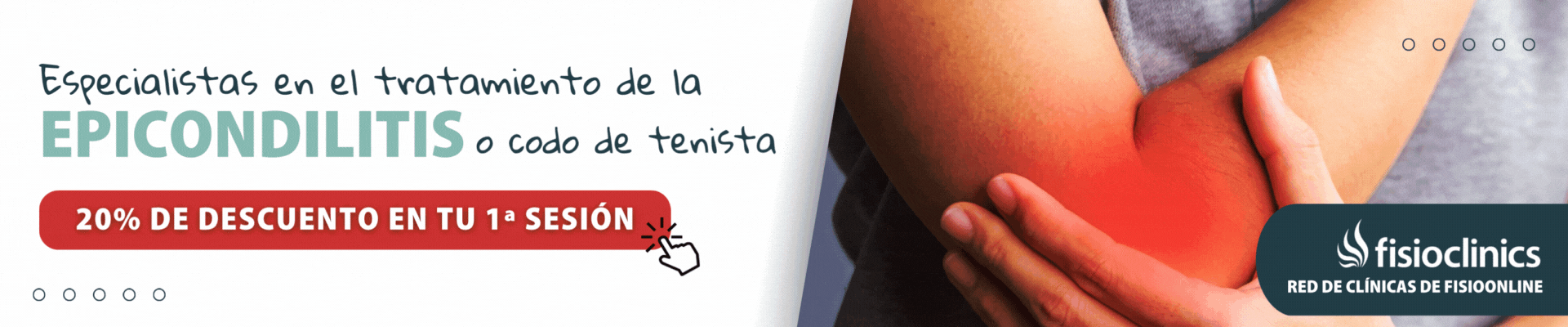 Contacta con nuestros especialitas en el tratamiento de la Epicondilitis o Codo de Tenista