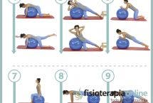 Aprende 10 útiles ejercicios para entrenar tu core con fitball