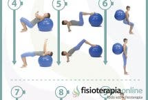 10 ejercicios para tonificar y recuperar tus piernas con fitball