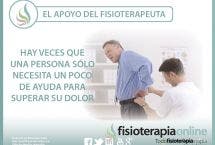 El apoyo del fisioterapeuta