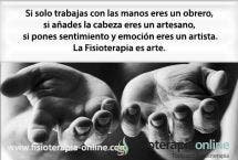 Fisioterapia, trabajo, ciencia y arte