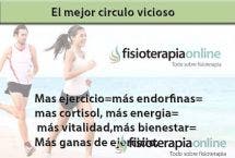 El circulo de la felicidad, ejercicio, endorfinas, cortisol ,bienestar 