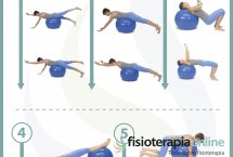 5 ejercicios para tonificar tu espalda con fitball