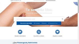 Bienestars, una plataforma web donde encontrar profesionales de la salud Bienestars, una plataforma web donde encontrar profesionales de la salud