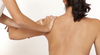 Tendinitis del manguito de los rotadores.