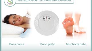 Los sencillos secretos de una vida saludable. Cama, plato y zapato