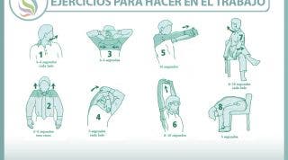 No te quedes tieso, practica estos estiramientos en el trabajo para cuidar tu espalda