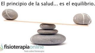 El principio de la salud, es el equilibrio.