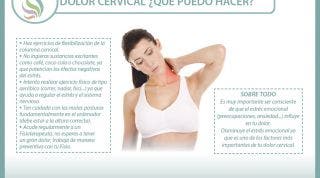 Dolor cervical. Tu, puedes hacer muchas cosas