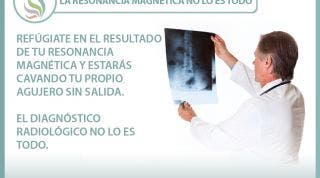 El diagnóstico con radiografías y resonancias no lo sabe todo El diagnóstico con radiografías y resonancias no lo sabe todo
