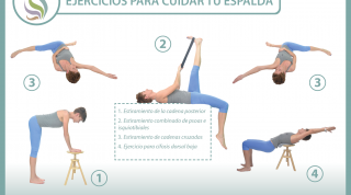 Te presentamos unos útiles ejercicios para cuidar tu espalda, pruébalos!