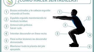 ¿Cómo se hacen las sentadillas?