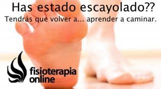 Aprende cómo actuar, tras una escayola o inmovilización del tobillo