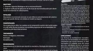 Eficacia de la neurodinamia para la reducción de síntomas en radiculopatia cervical