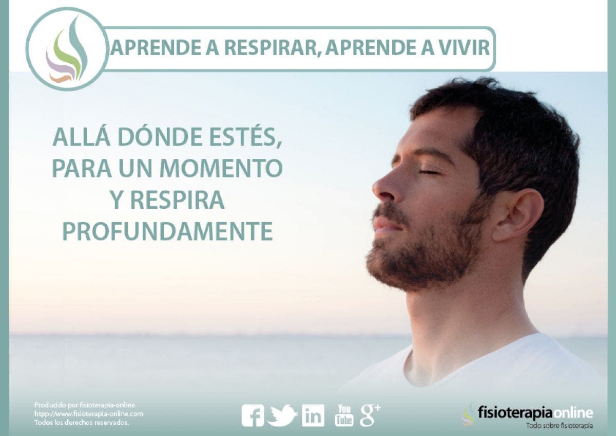 Aprende a respirar, aprende a vivir