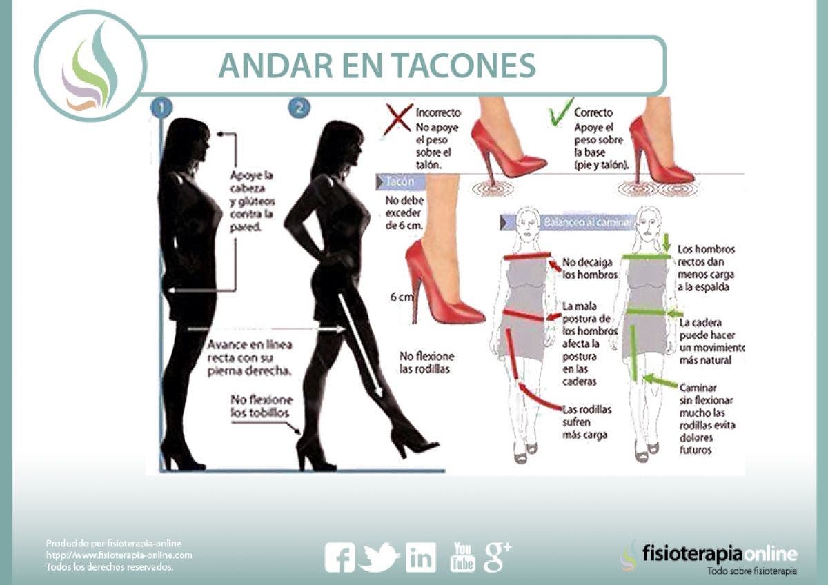 Cómo caminar con tacones y sufrir menos lesiones (hallux valgus, fascitis plantar, neuroma de Morton)