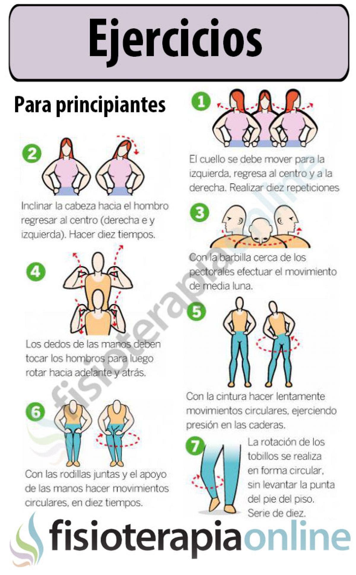 Ejercicios para empezar a bajar de peso