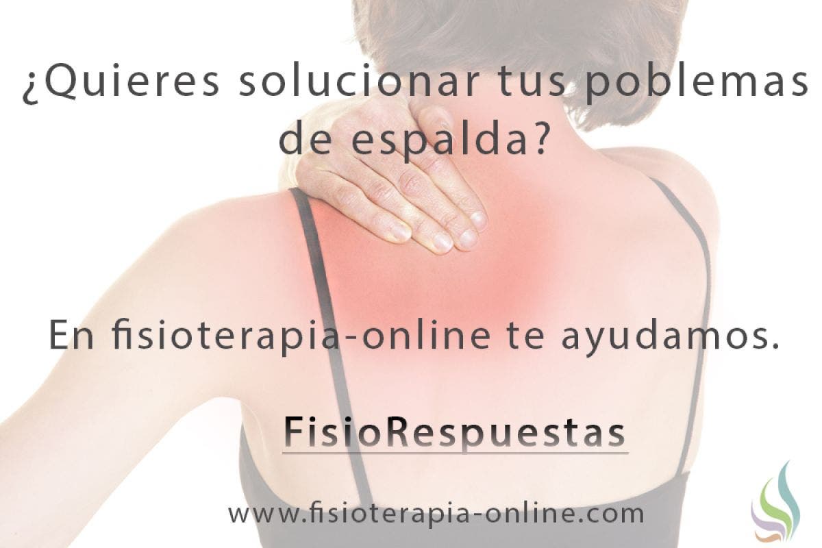 El fisioterapeuta, el profesional de tus dolores de espalda y alteraciones funcionales