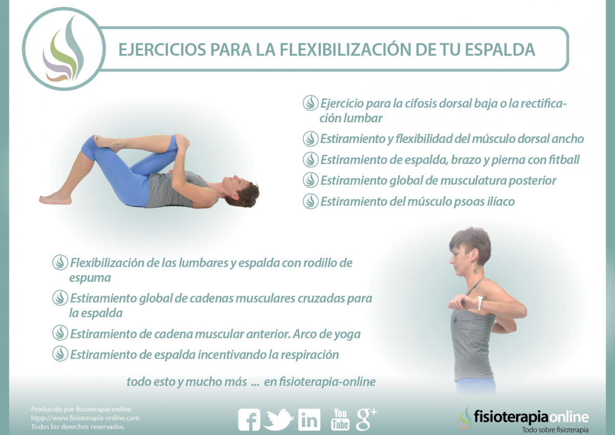 Flexibiliza tu espalda