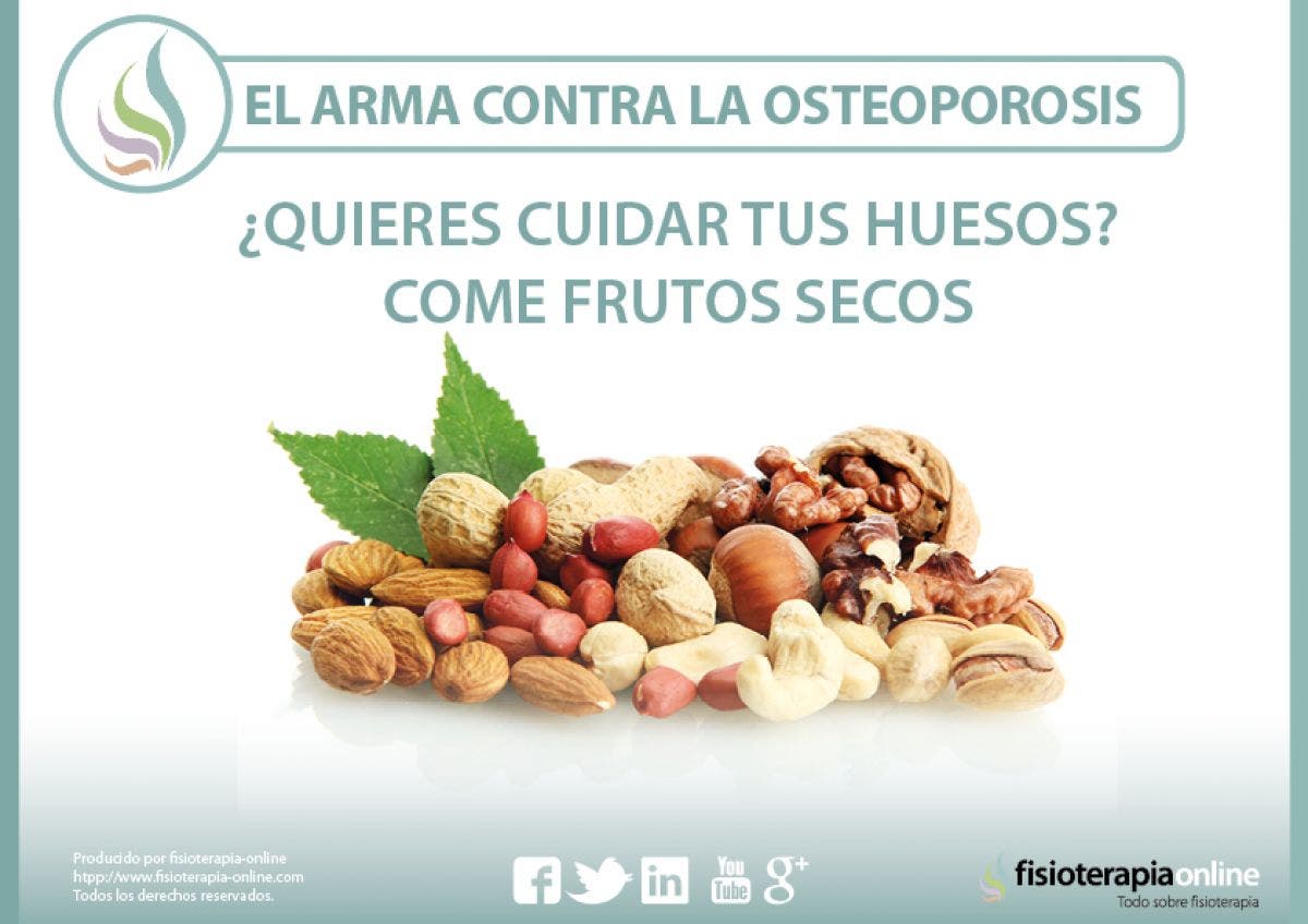 Frutos secos, el arma contra la osteoporosis