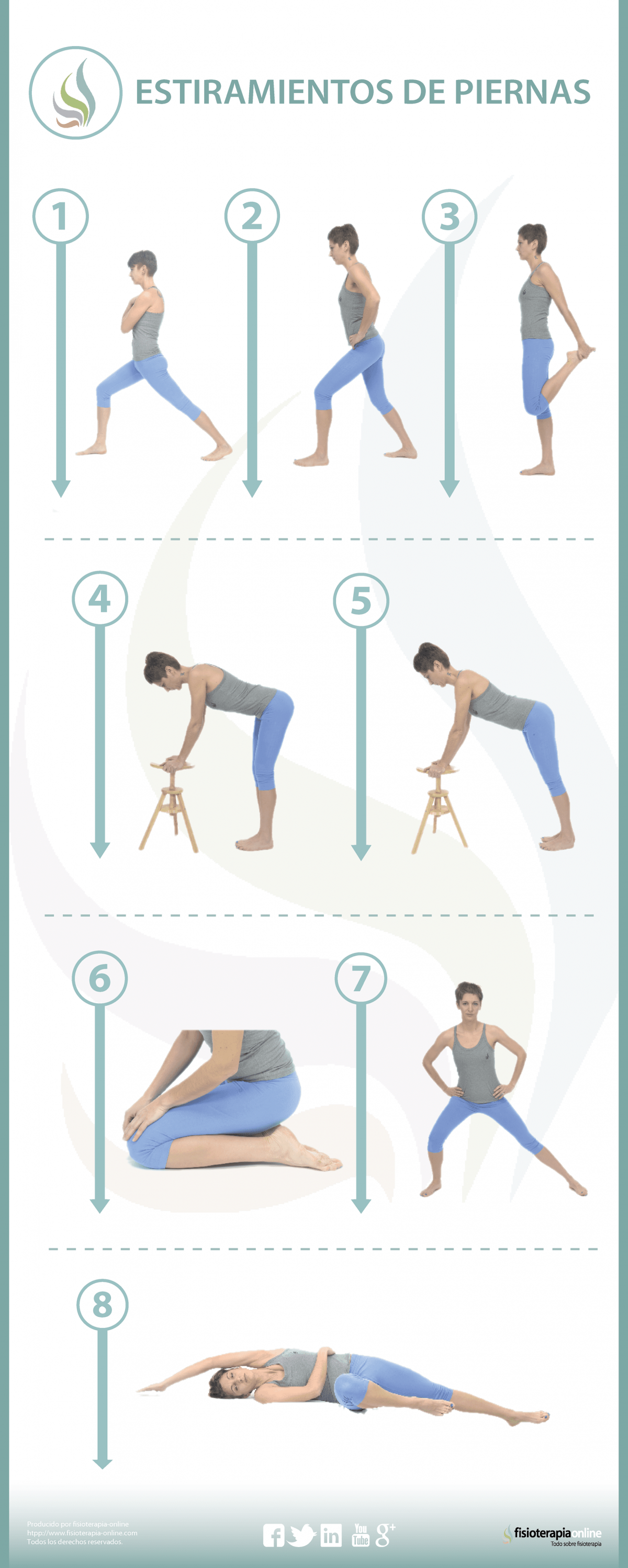 8 estiramientos para cuidar tus piernas y evitar lesiones 