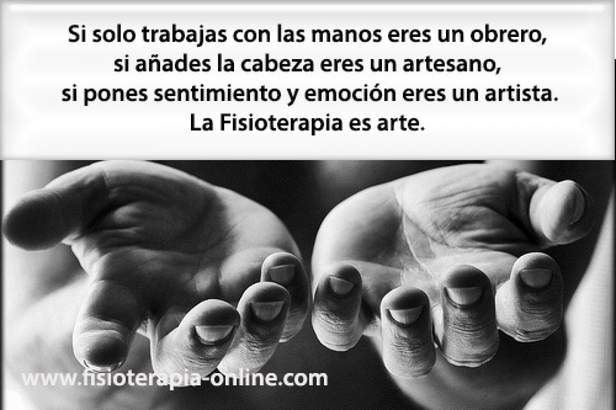 Fisioterapia, trabajo, ciencia y arte