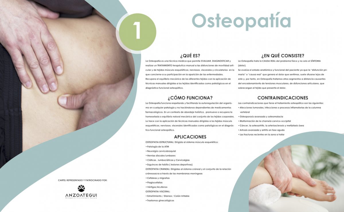 Osteopatía. Estructural, visceral y craneal. Toda una visión del cuerpo