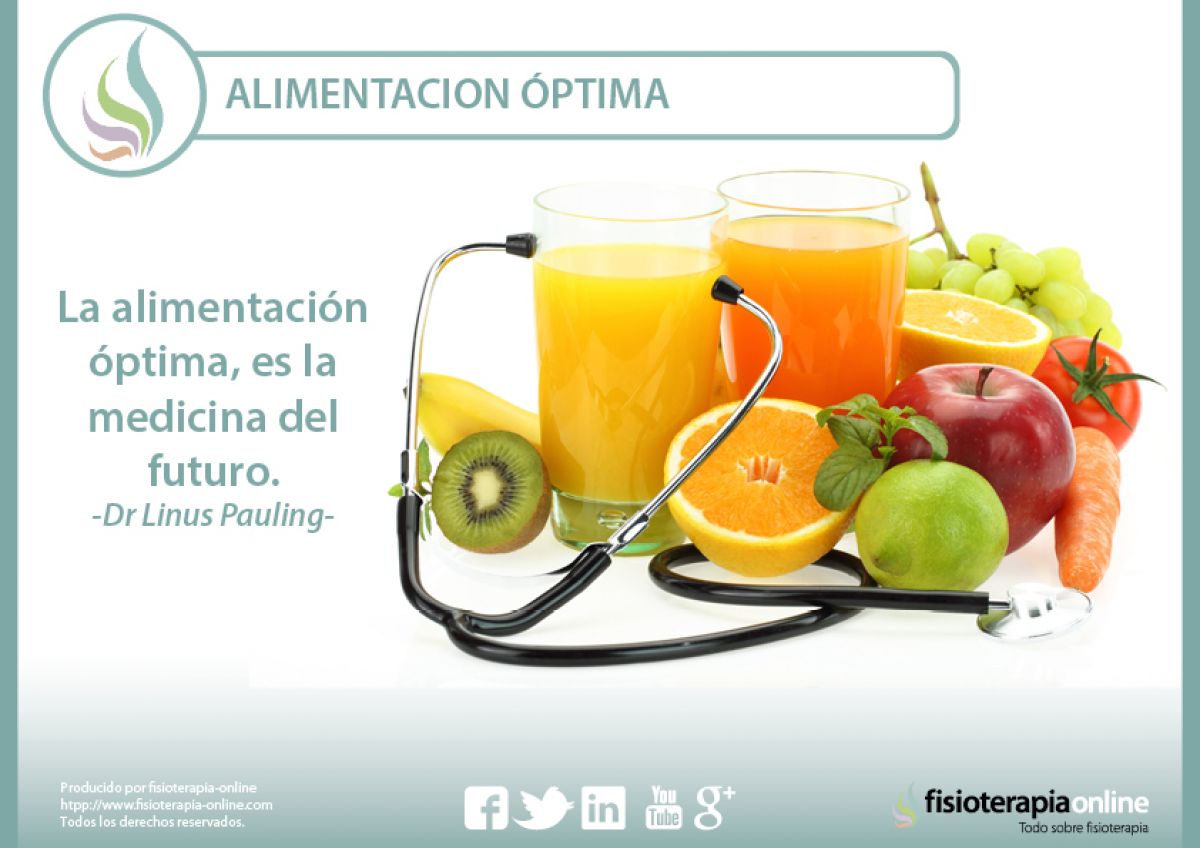 La alimentación óptima es la medicina del futuro