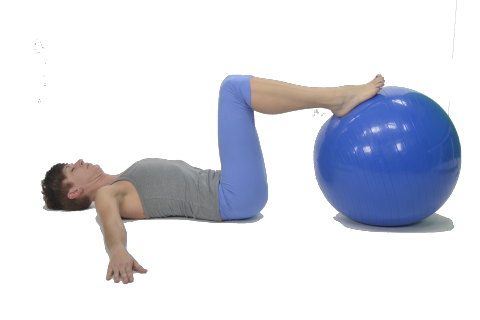 Los ejercicios para reforzar abdominales, piernas y glúteos con una pelota  de Fitball