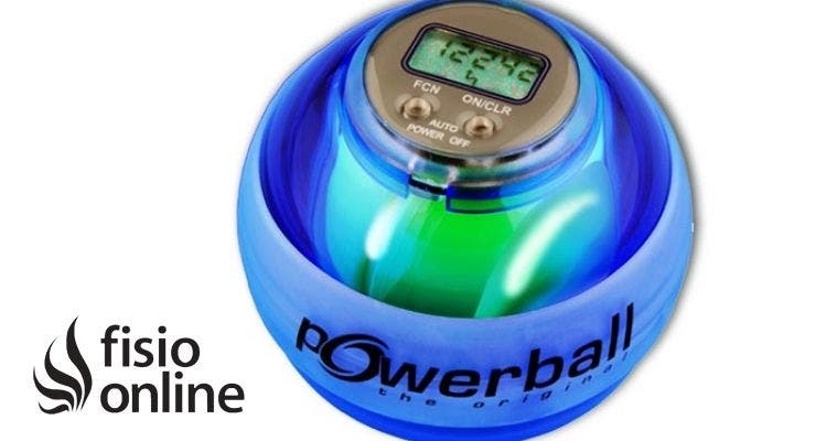 ¿Qué es la Powerball y cuál es su utilidad en la rehabilitación de la mano?