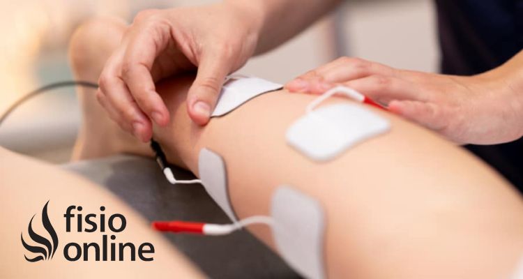 Colocación electrodos TENS para dolor de antebrazo  Electroestimulación  TENS para terapia del dolor 