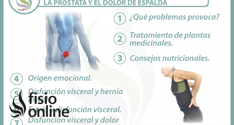  7 claves para entender la relación  entre la próstata y el dolor de espalda