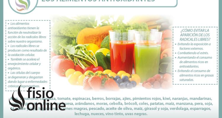 Alimentos antioxidantes. Una defensa para la salud y contra el envejecimiento 