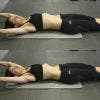 ¿Qué ejercicios se pueden hacer para entrenar los abdominales y los brazos en amputaciones femorales?