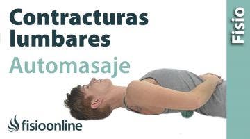 Auto-masaje para aliviar contracturas en la zona lumbar y glútea