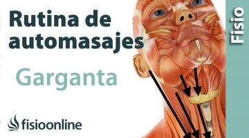 8.Auto-masaje de la garganta y zona anterior del cuello.