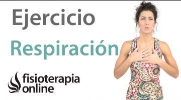 Ejercicio de respiración para relajar las cervicales.