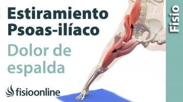 Estiramiento para el dolor lumbar del posas iliaco