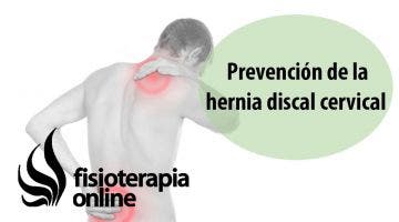 Prevención de la hernia discal cervical