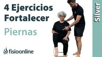 EJERCICIOS para FORTALECER piernas en adultos MAYORES