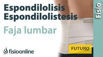 Espondilolisis y espondilolistesis - Ayuda mediante fajas lumbares