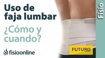 Fajas lumbares - Cuándo y cómo usar una ortesis