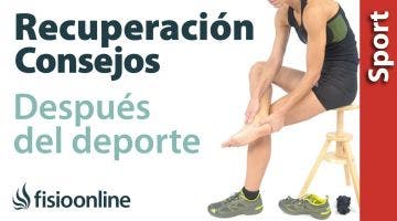 Cómo ayudar a un deportista a recuperarse mejor después del deporte.