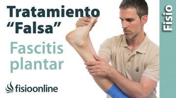 Tratamiento de la "falsa" Fascitis plantar o dolor en la planta del pie.