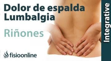 Tratamiento para el dolor lumbar o lumbalgia  y ciática provocado por una alteración de riñón