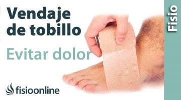 Vendaje de tobillo para evitar dolor al patear o chutar un balón